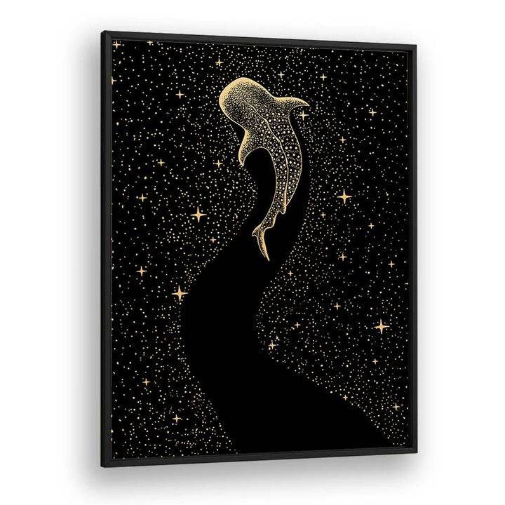 Star Eater Dark Gold Version By Aliriza Cakir Surreal Paintings Surreal Art in Black Plain Frame