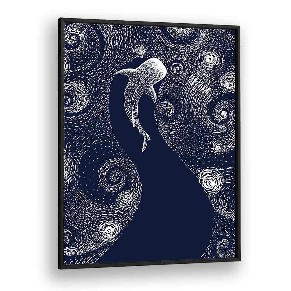 Star Eater In Van Gogh Style By Aliriza Cakir Surreal Paintings Surreal Art in Black Plain Frame