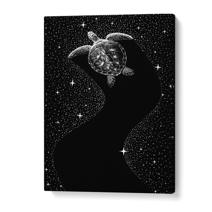 Starry Turtle Black Version By Aliriza Cakir Surreal Paintings Surreal Art in Gallery Wrap