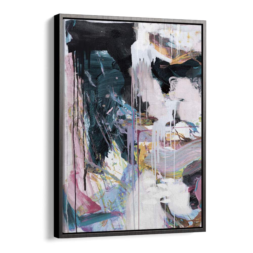 Statement II By Dan Hobday Abstract Art Abstract Paintings in Black Floater Frame