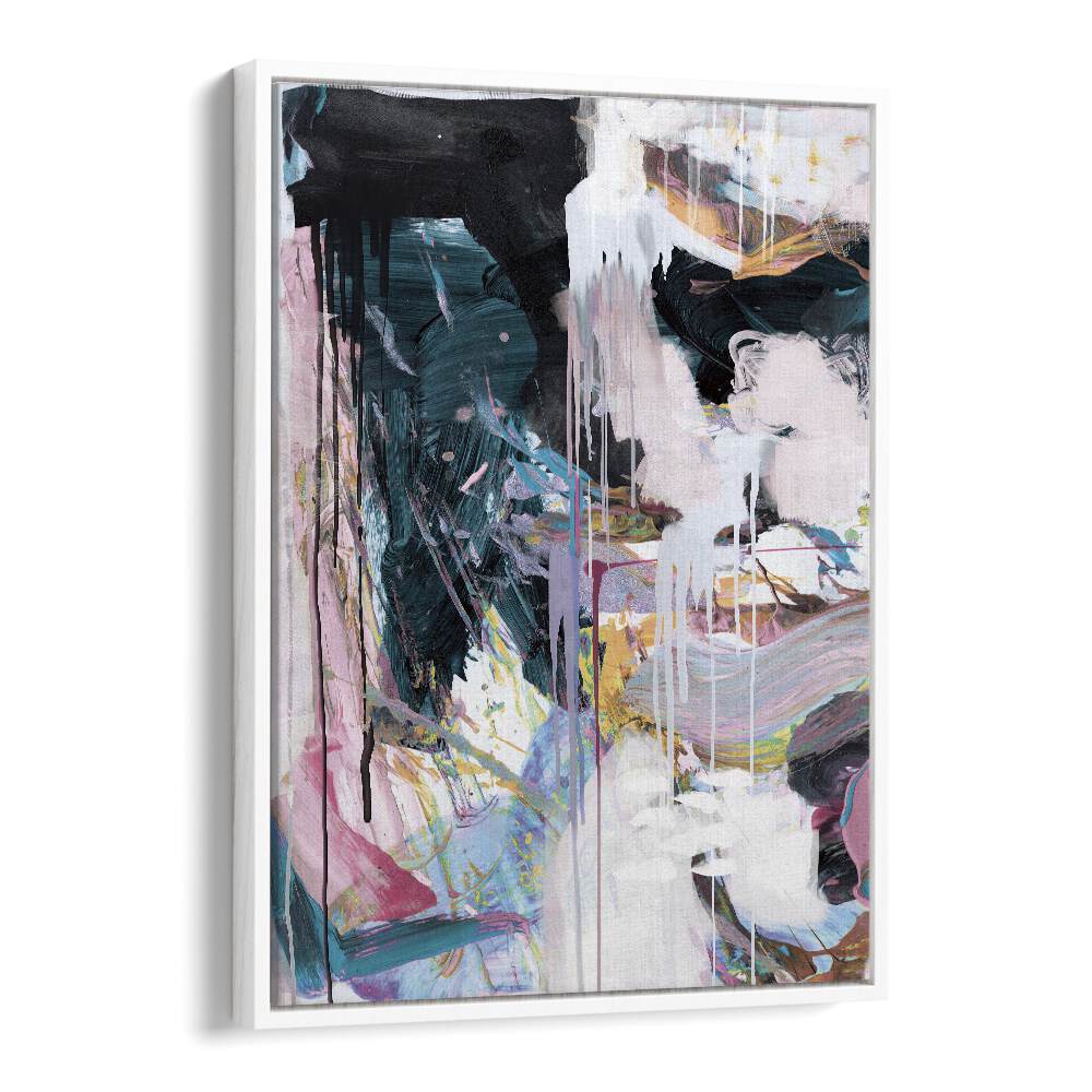 Statement II By Dan Hobday Abstract Art Abstract Paintings in White Floater Frame