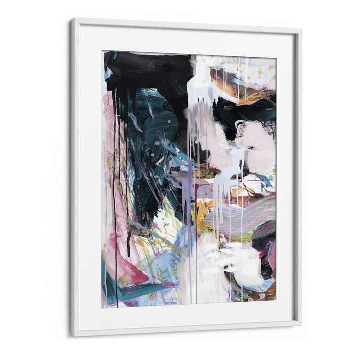 Statement II By Dan Hobday Abstract Art Abstract Paintings in White Frame With Mount