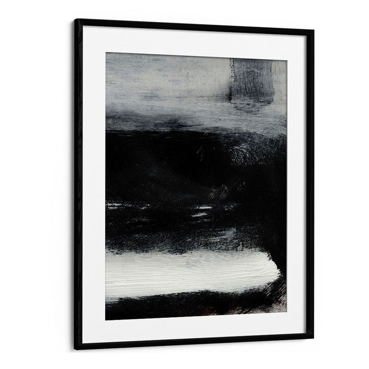 Stay By Dan Hobday Abstract Art Abstract Paintings in Black Frame With Mount