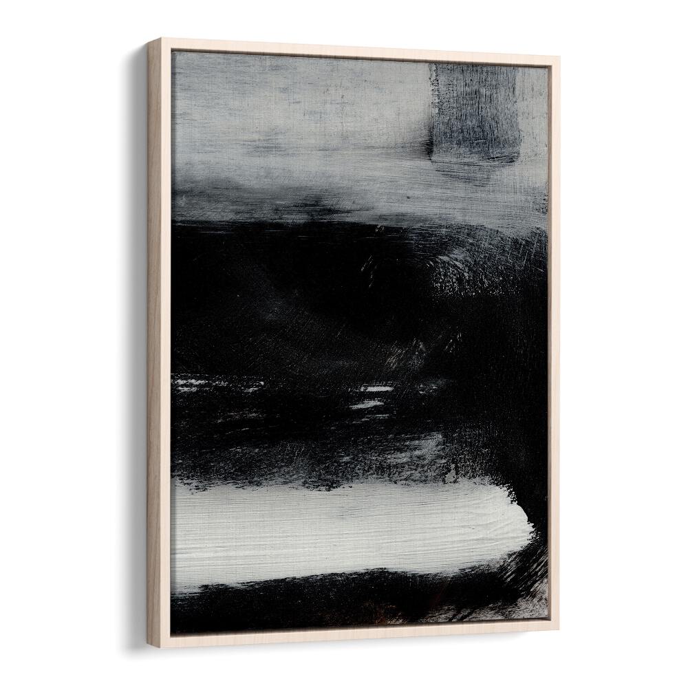 Stay By Dan Hobday Abstract Art Abstract Paintings in Oak Wood Floater Frame