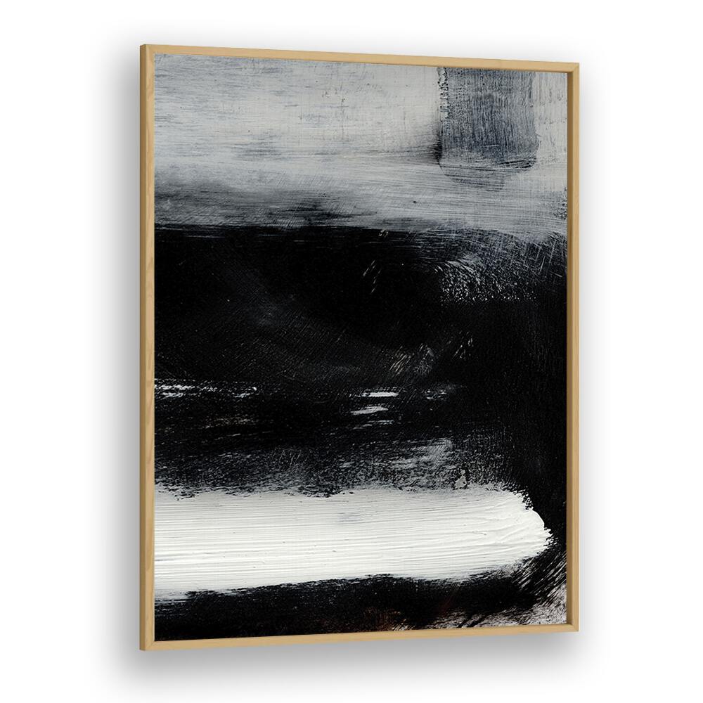 Stay By Dan Hobday Abstract Art Abstract Paintings in Oak Wood Plain Frame