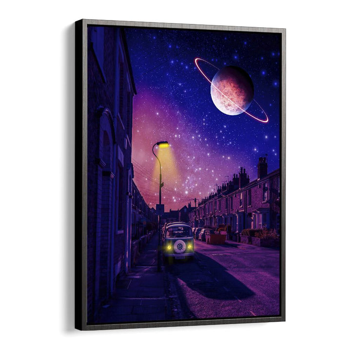 Stellar by Ritvik Takkar Surrealism in Black Floater Frame