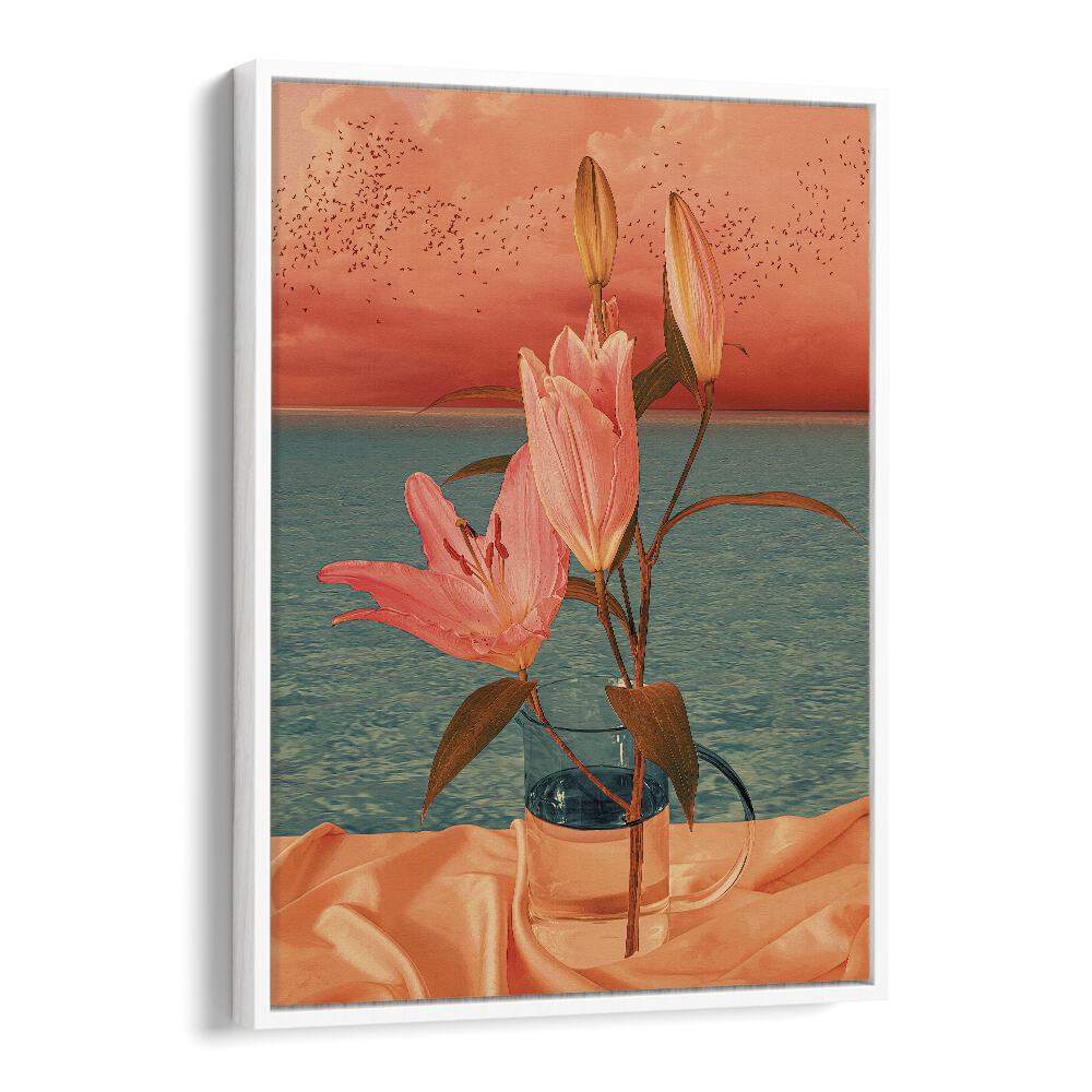 Still Life By Cosmo Zach Surreal Art Prints Surrealism in White Floater Frame