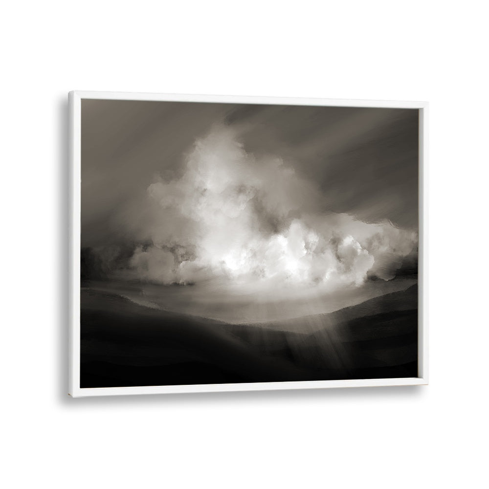 Storm By Dan Hobday Abstract Art Abstract Paintings in White Plain Frame