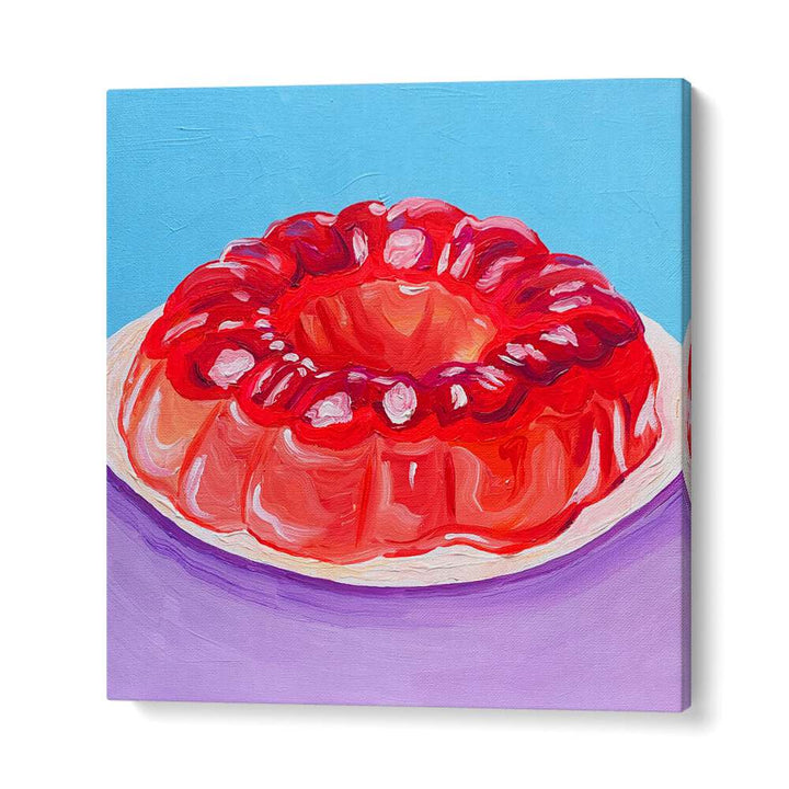 Strawberry Jello By Key And Sea Creative Bar and Cafe Art Print in Gallery Wrap