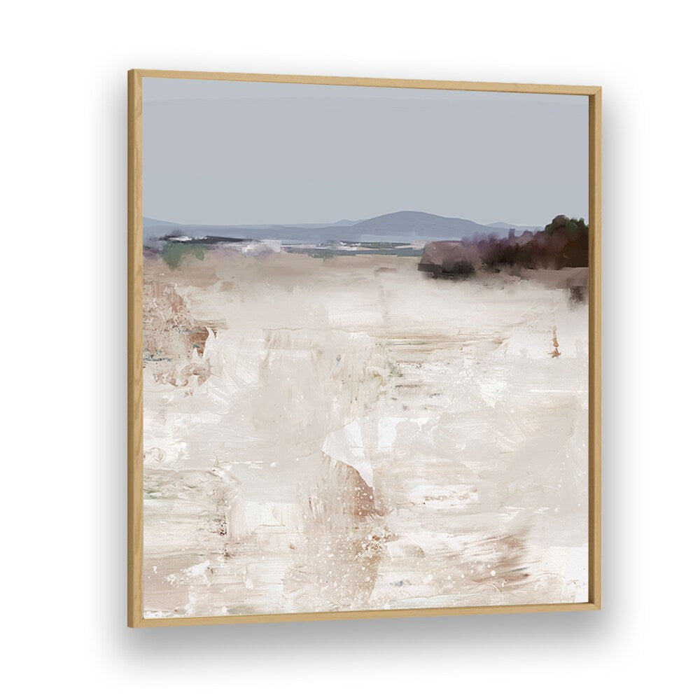 Stream By Dan Hobday Abstract Art Abstract Paintings in Oak Wood Plain Frame