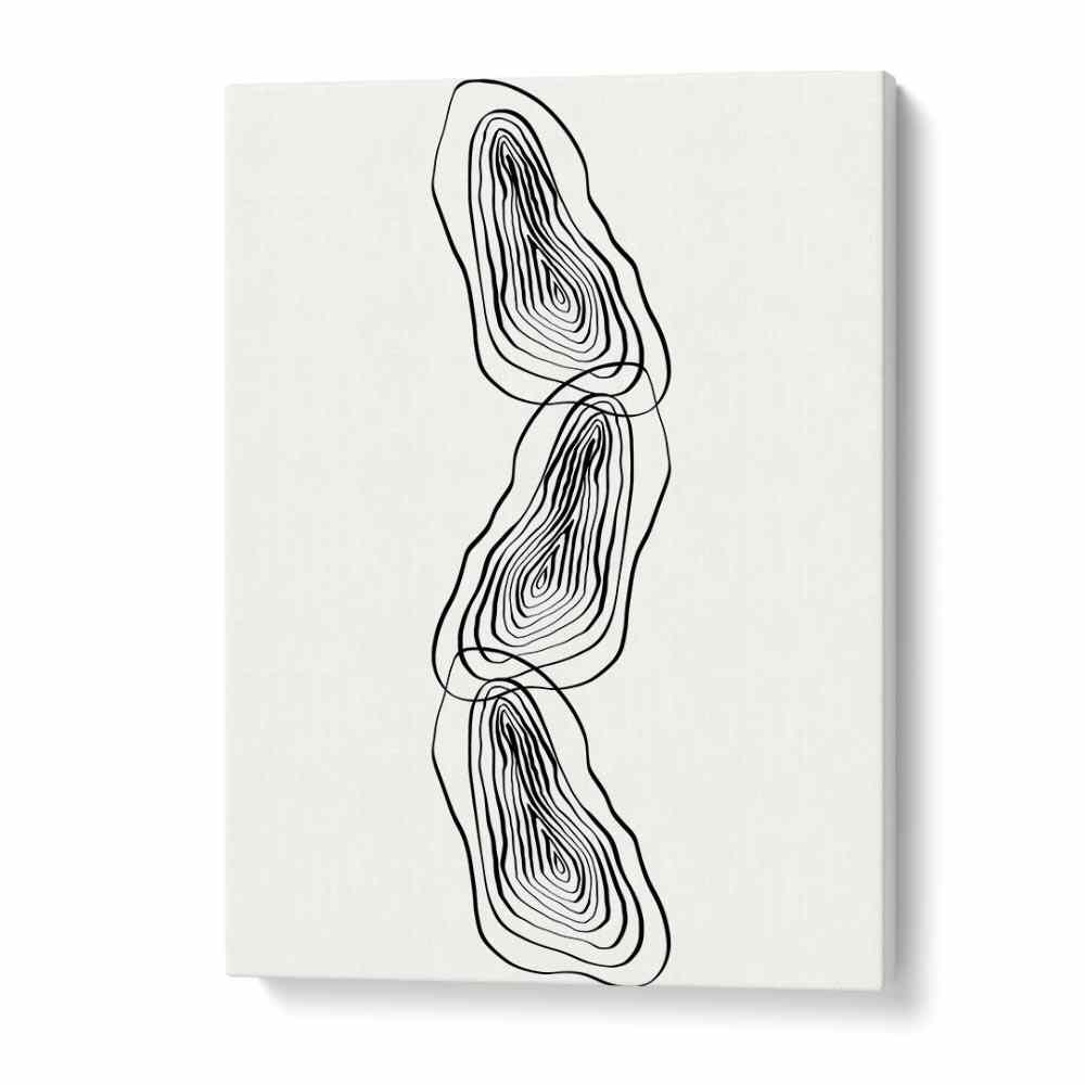 String Of Wood By Grishma Korjani Line Art Prints in Gallery Wrap