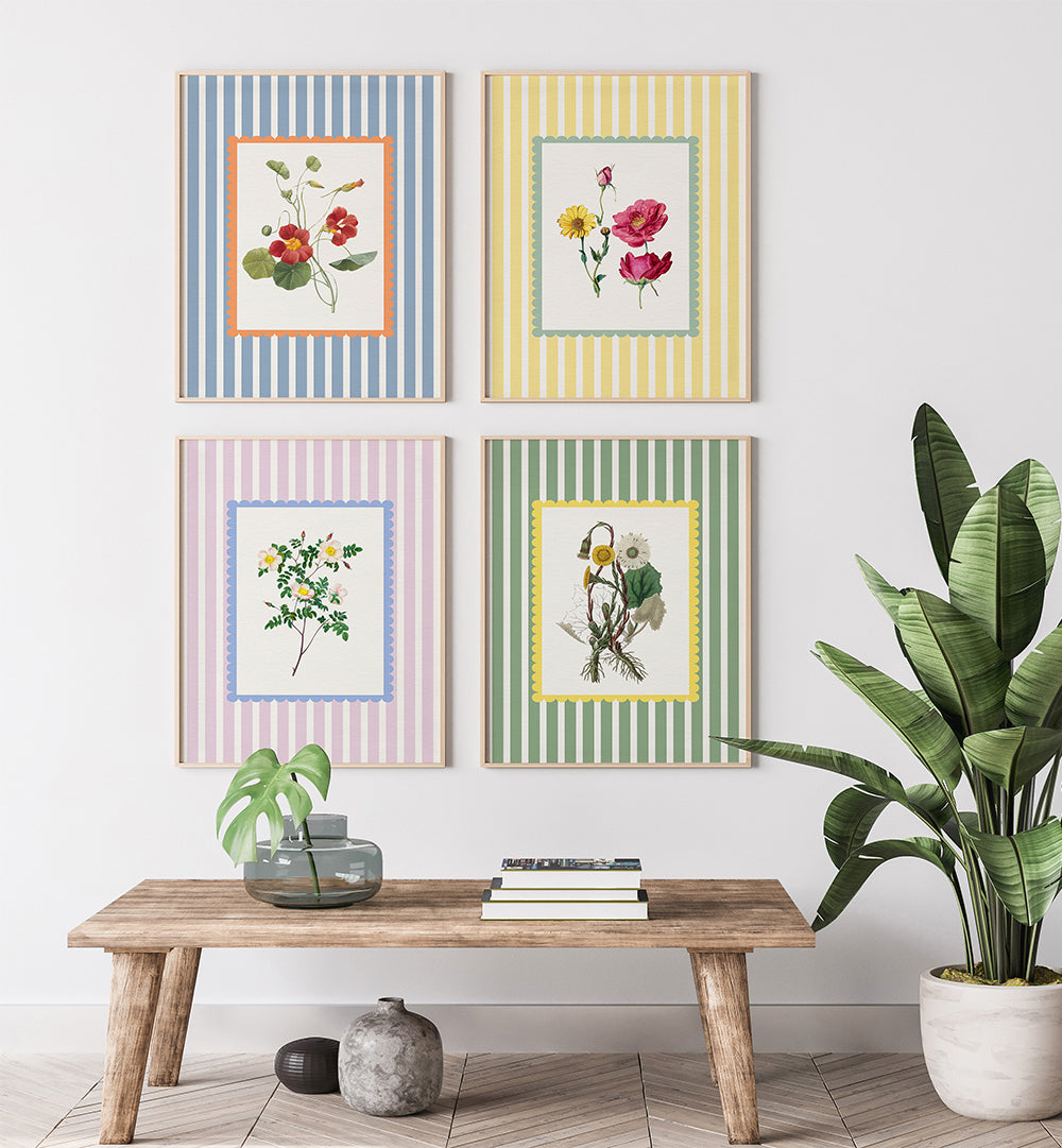 STRIPED GARDEN , GALLERY WALLS & SETS