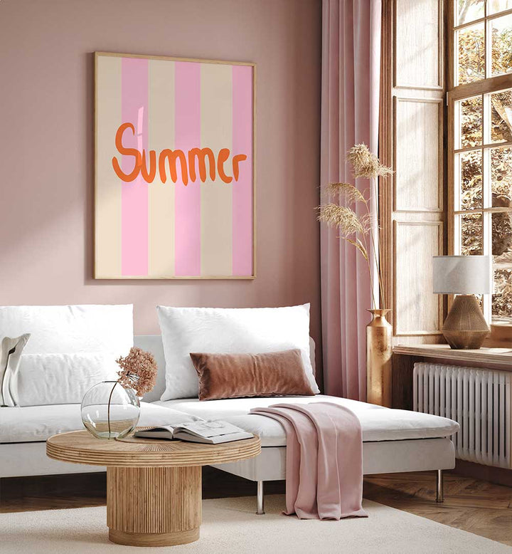 STRIPED SUMMER VIBES , QUOTES & TYPOGRAPHY POSTERS