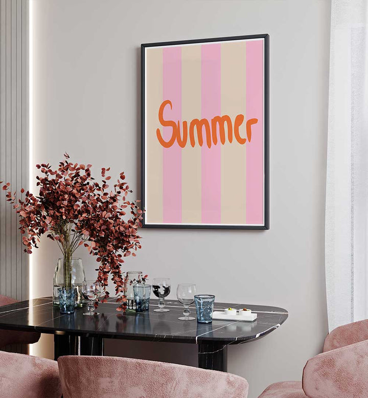 STRIPED SUMMER VIBES , QUOTES & TYPOGRAPHY POSTERS