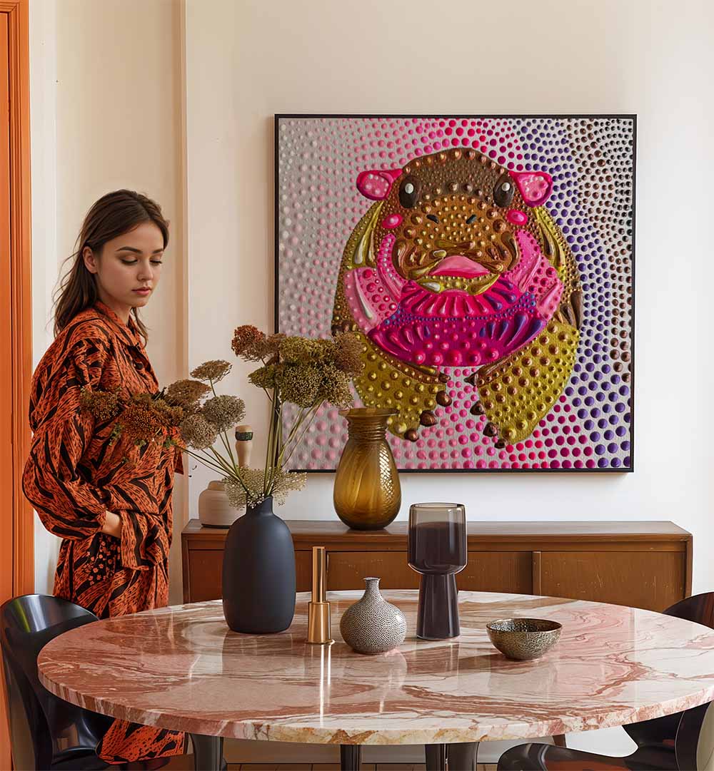 Vibrant STYLIZED ANIMAL, KIDS ROOM PAINTINGS transforming spaces with imaginative designs for children's rooms.