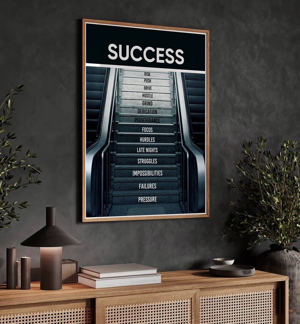Elevate your space with SUCCESS III, QUOTES & TYPOGRAPHY POSTERS for daily inspiration and motivation.
