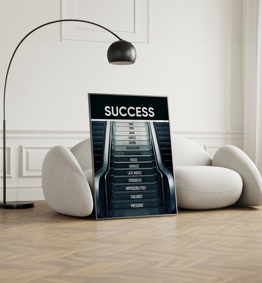 Motivate your space with SUCCESS III, QUOTES & TYPOGRAPHY POSTERS, perfect for inspiration and creativity.