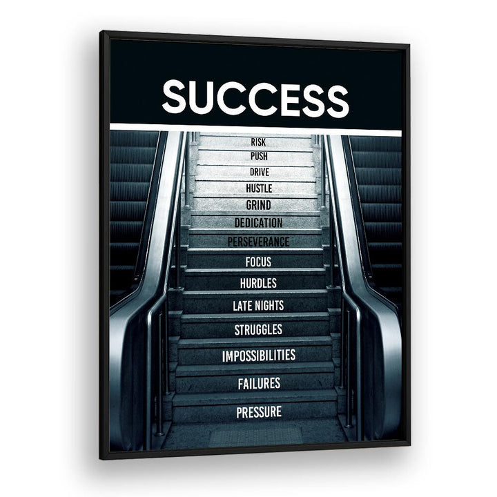 Stylish SUCCESS III, QUOTES poster featuring motivational typography to inspire creativity and determination.
