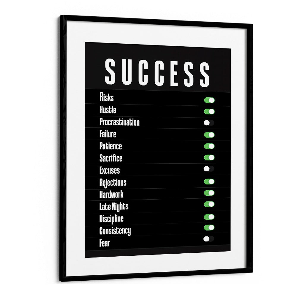 Motivational SUCCESS, QUOTES & TYPOGRAPHY POSTERS framed to elevate your space with inspiration and positivity.