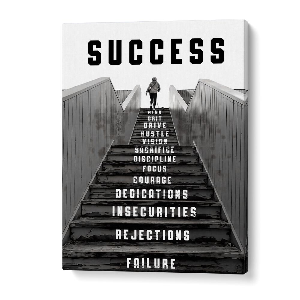 Success ii Quotes And Typography Posters in Gallery Wrap