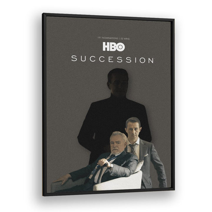 Succession By Grishma Korjani Movie Posters in Black Plain Frame