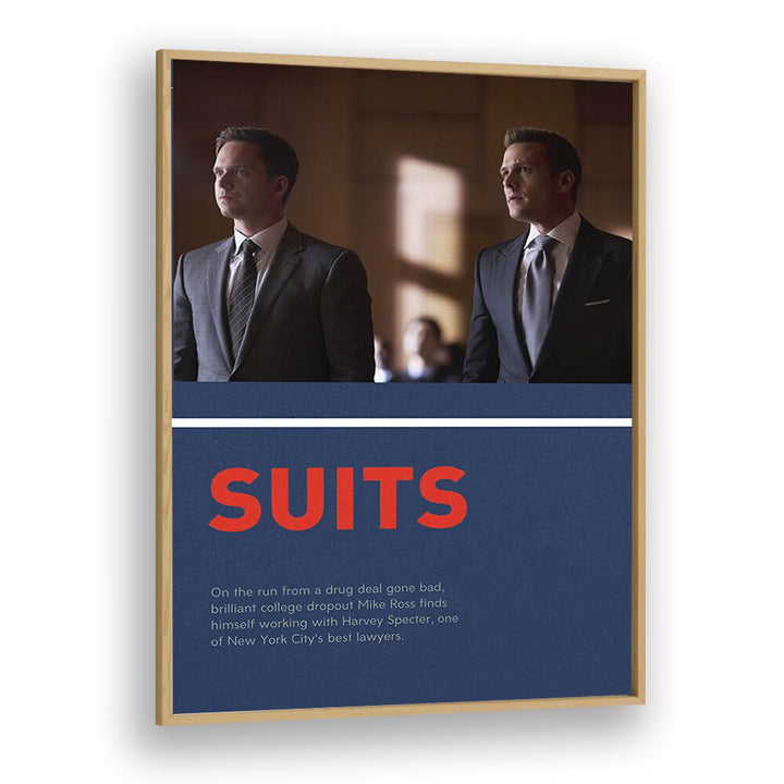 Suits by Grishma Korjani Movie Posters in Oak Wood Plain Frame