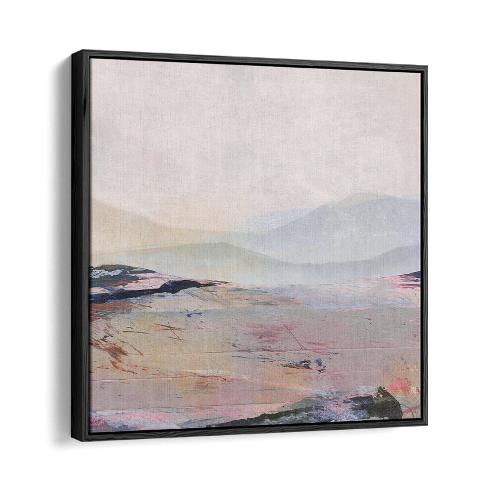 Summer By Dan Hobday Abstract Art Abstract Paintings in Black Floater Frame