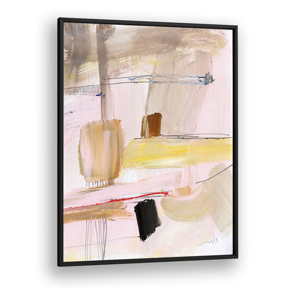 Summer Dream I By Dan Hobday Abstract Art Abstract Paintings in Black Plain Frame