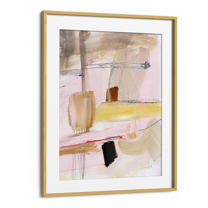 Summer Dream I By Dan Hobday Abstract Art Abstract Paintings in Oak Wood Frame With Mount