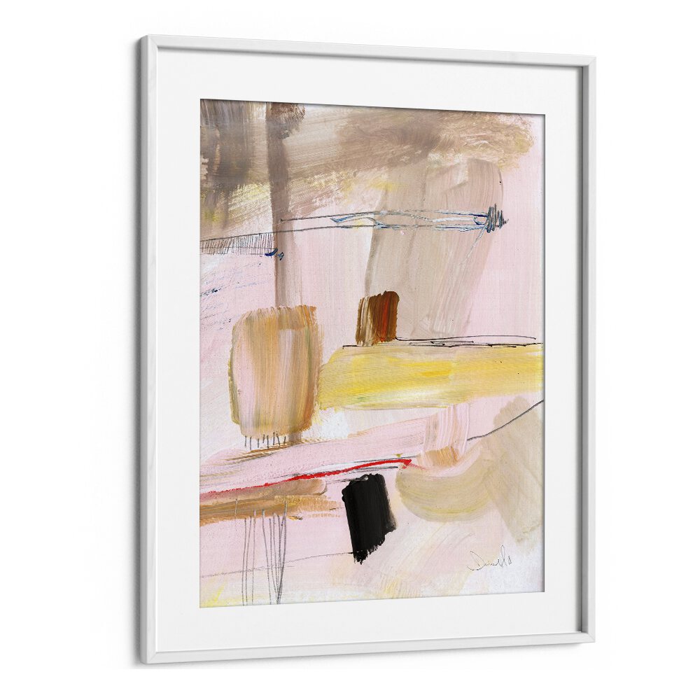 Summer Dream I By Dan Hobday Abstract Art Abstract Paintings in White Frame With Mount