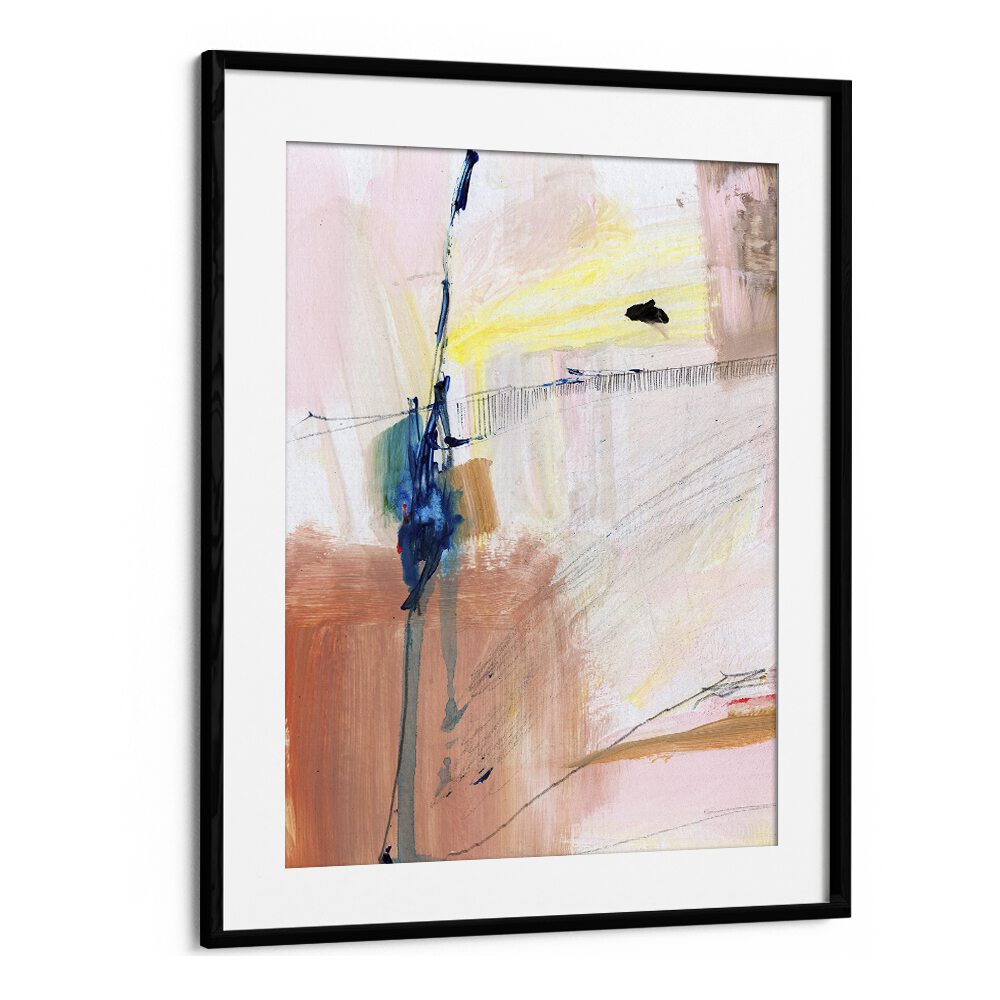 Summer Dream II By Dan Hobday Abstract Art Abstract Paintings in Black Frame With Mount