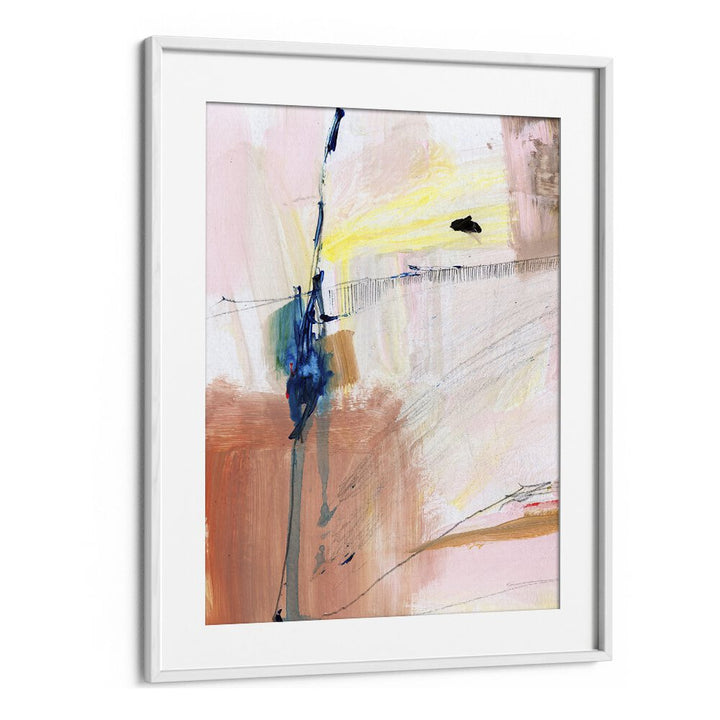 Summer Dream II By Dan Hobday Abstract Art Abstract Paintings in White Frame With Mount