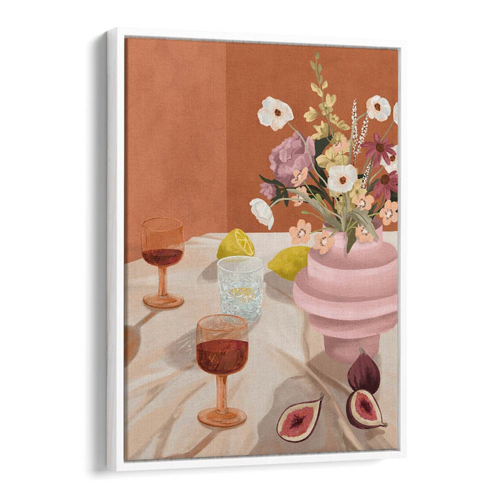 Summer Stories By Goed Blauw Kitchen Posters Kitchen Art Prints in White Floater Frame