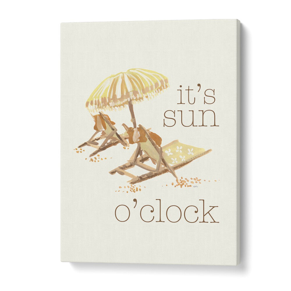 Sun O Clock by Ania Zwara Quotes Posters Wall Art Prints in Gallery Wrap