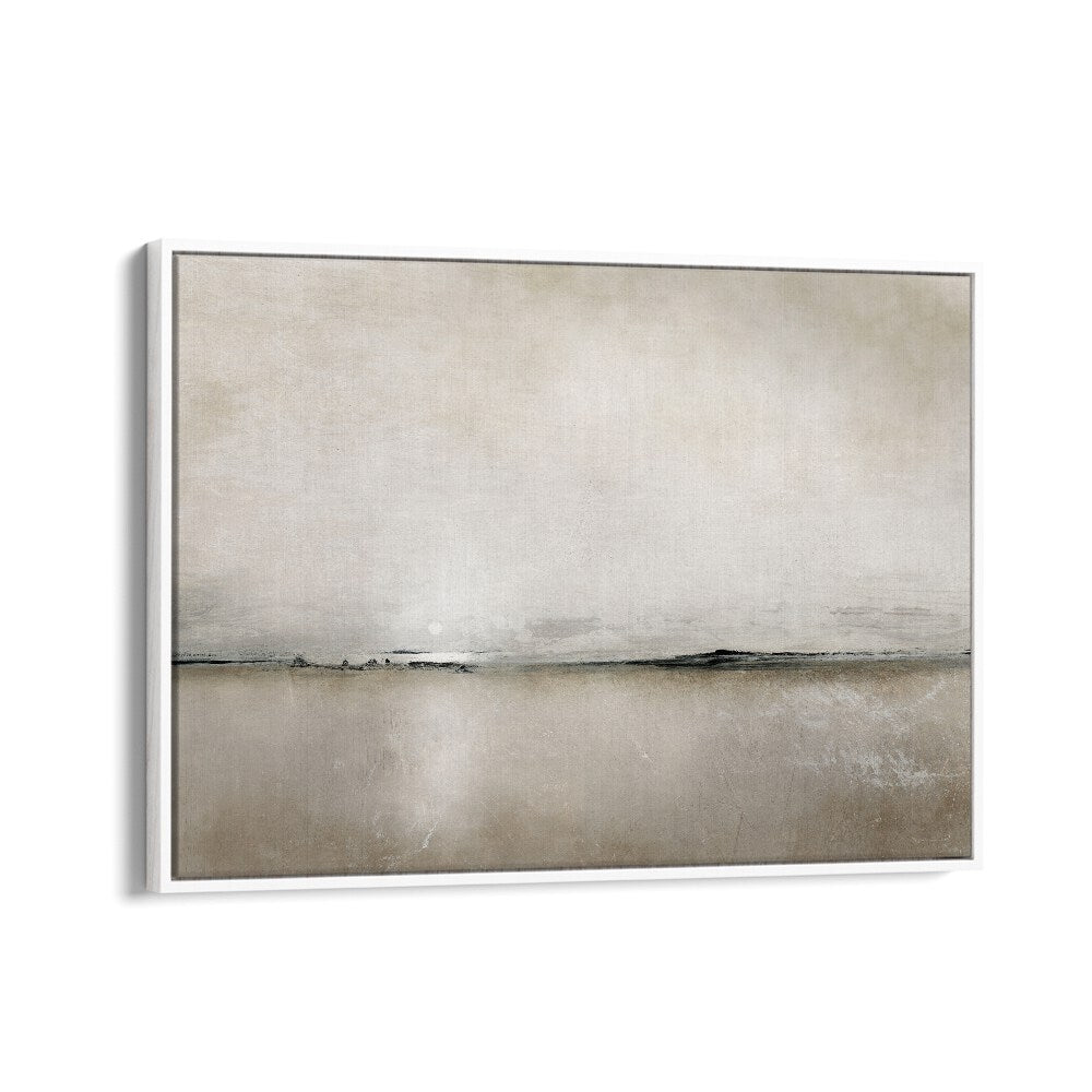 Sunlight Bay By Dan Hobday Abstract Art Abstract Paintings in White Floater Frame