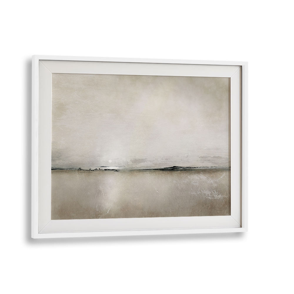 Sunlight Bay By Dan Hobday Abstract Art Abstract Paintings in White Frame With Mount