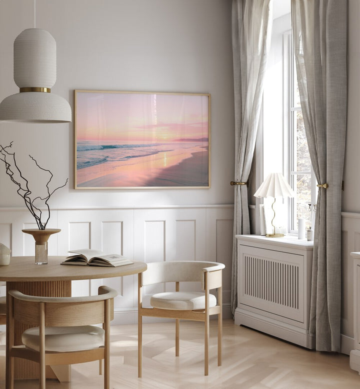 Transform your space with SUNSET SERENITY, BEACH PAINTINGS, featuring warm hues for a tranquil atmosphere.