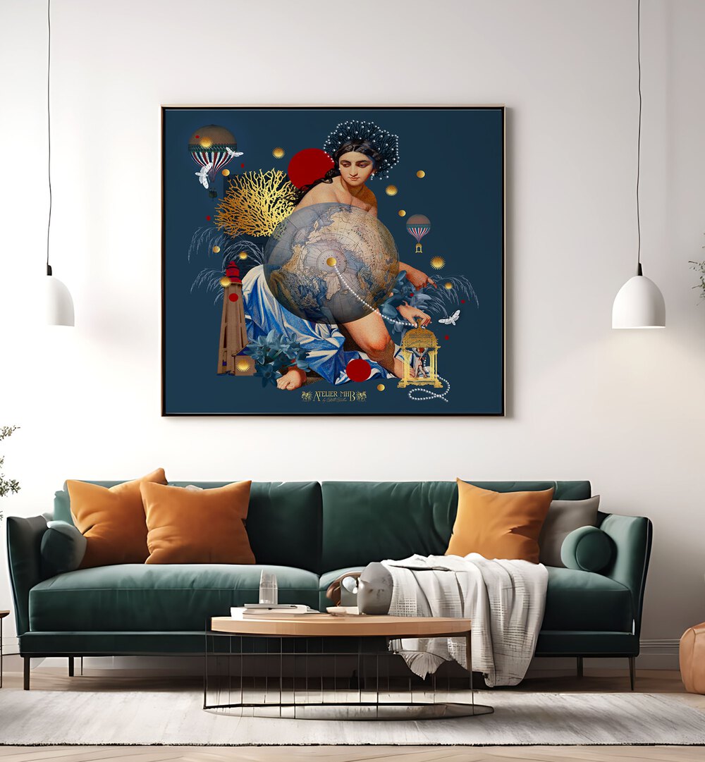 Enhance your space with SUPPORT FOR PEACE, SURREAL ART PRINTS, showcasing unity and tranquility in vibrant design.