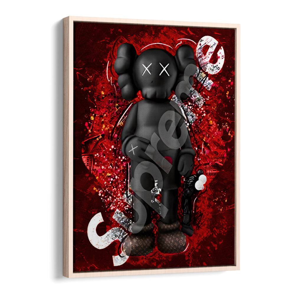 Supreme Robot Gaming Posters in Oak Wood Floater Frame