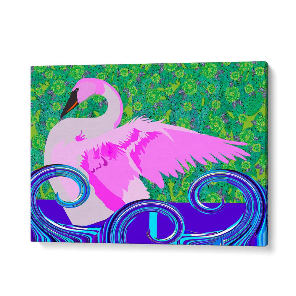 Swan Lake By Lynnda Rakos Pop Art Paintings Pop Art Prints in Gallery Wrap