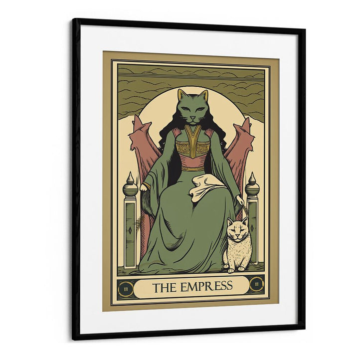 Tarot Card The Empress Zodiac & Tarot Art Artwork in Black Frame With Mount