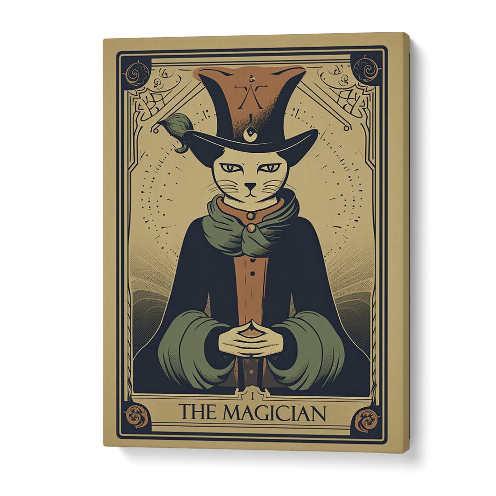 Tarot Cart The Magician Zodiac & Tarot Art Artwork in Gallery Wrap