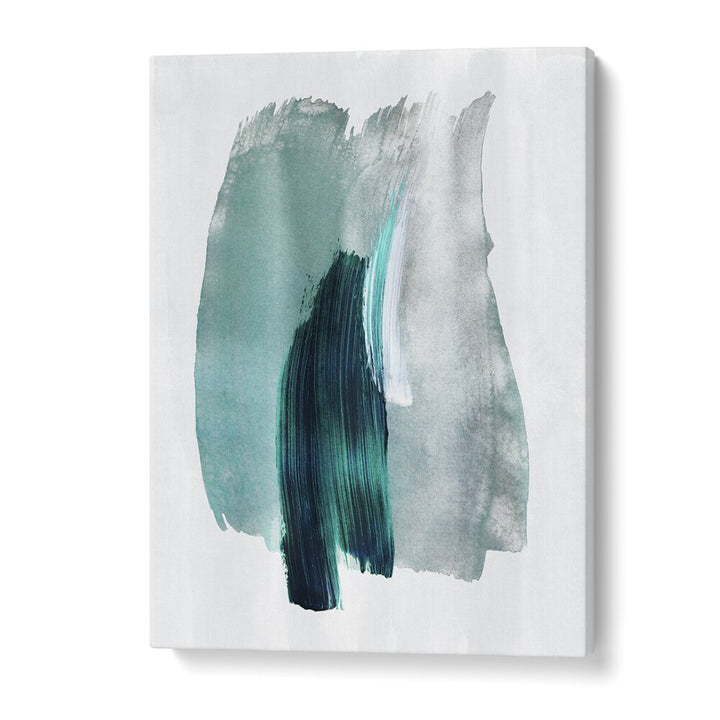 Teal Green Horizon By Mareike Bohmer Abstract Art Artwork in Gallery Wrap
