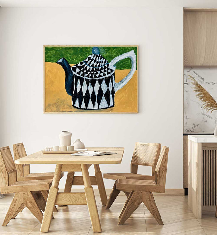Stylish TEAPOT, KITCHEN POSTERS adding artistic charm to your culinary space, perfect for cooking enthusiasts.