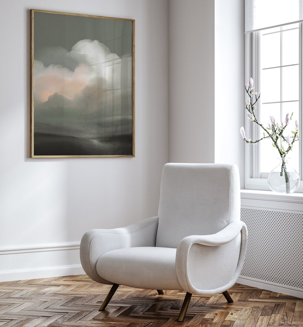 Transform your space with TEMPESTA, ABSTRACT PAINTINGS, featuring soft hues and a captivating design.