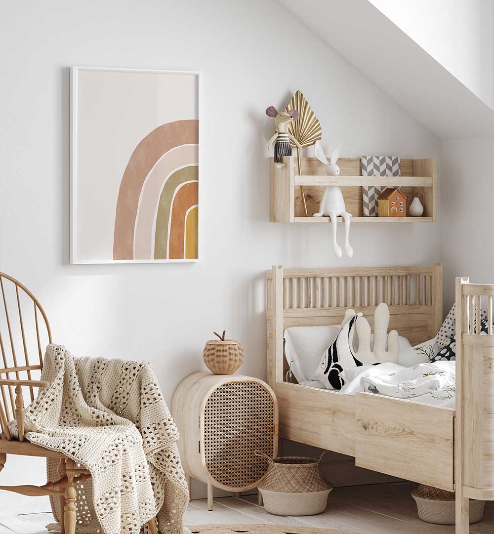 TERRACOTTA RAINBOW , KIDS ROOM PAINTINGS