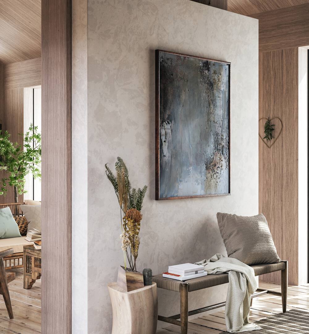 TERRACOTTA III, ABSTRACT PAINTINGS enhance your home decor with style and durability, perfectly blending art and functionality.