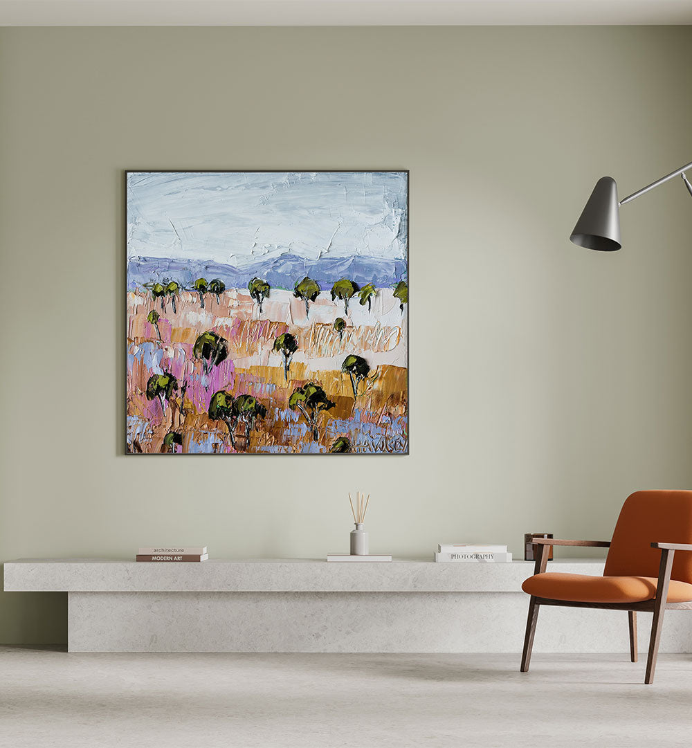 TEXTURED OUTBACK LANDSCAPE