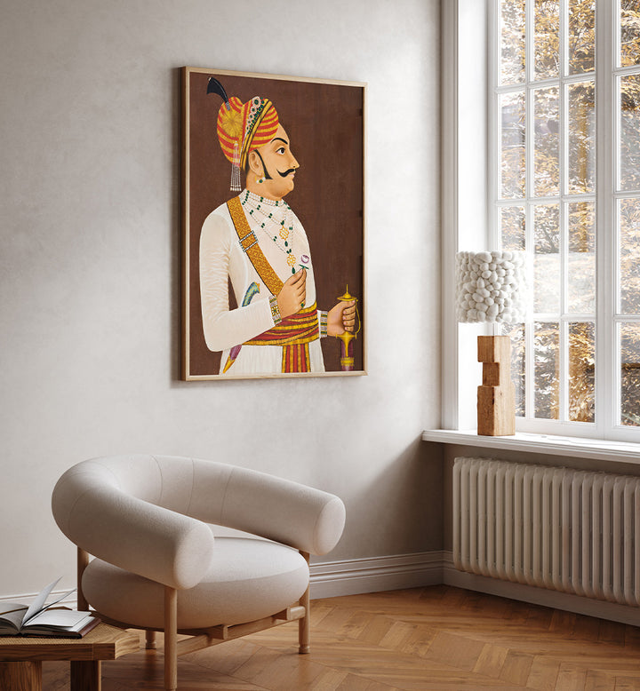 THAKUR YASWANTA SINGH (REIGNED 1688-1707) , INDIAN ART PAINTINGS