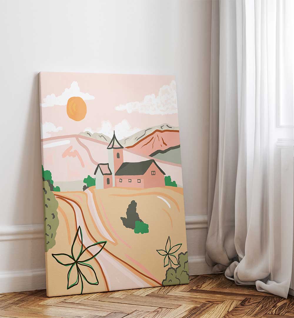 THAT WARM, PEACEFUL FEELING , LANDSCAPE PAINTINGS